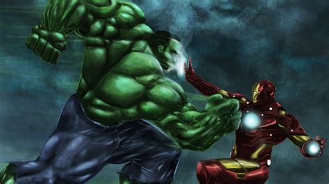 iron man vs hulk